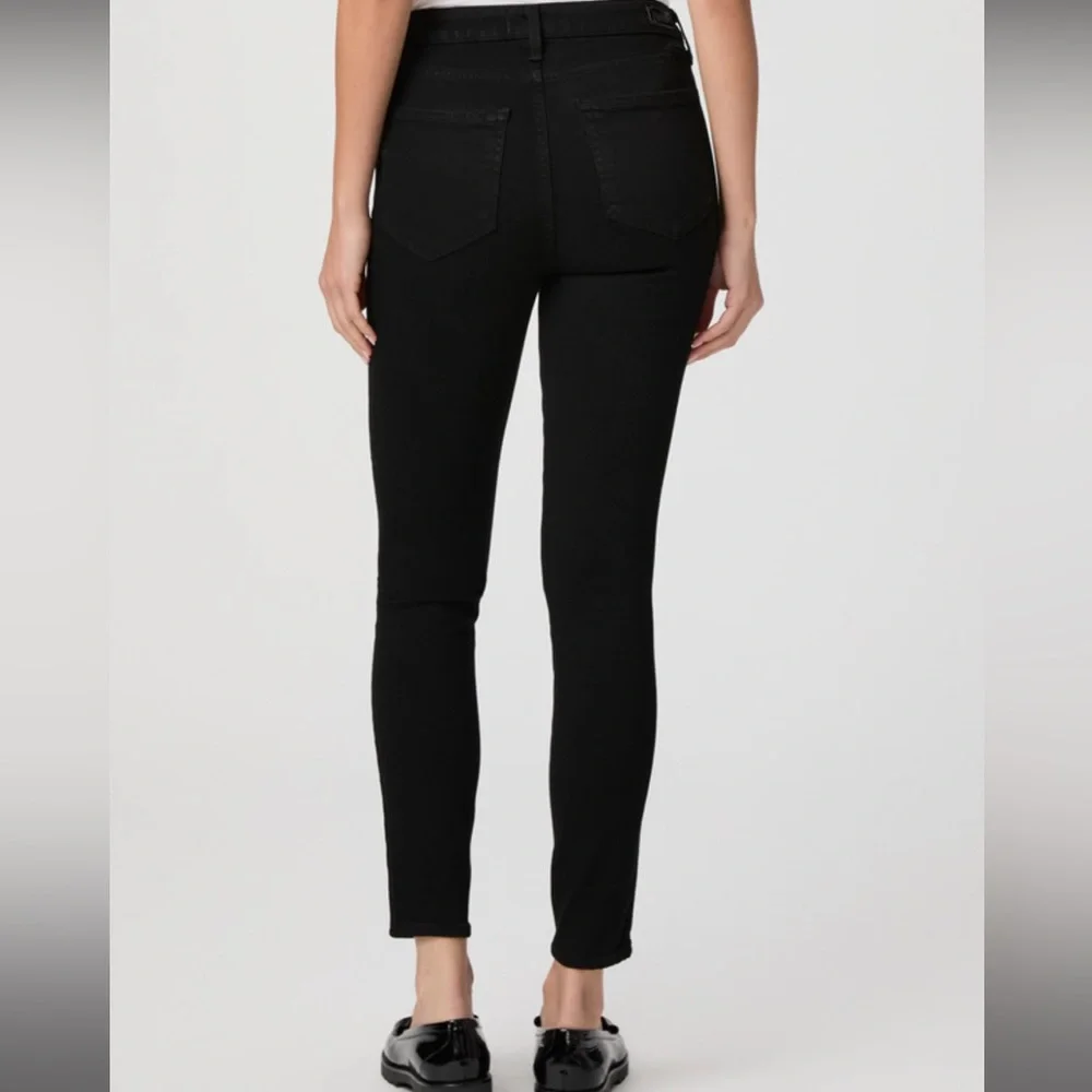 Paige Hoxton Ankle Jean Black Shadow Size 25 - Picture 3 of 13